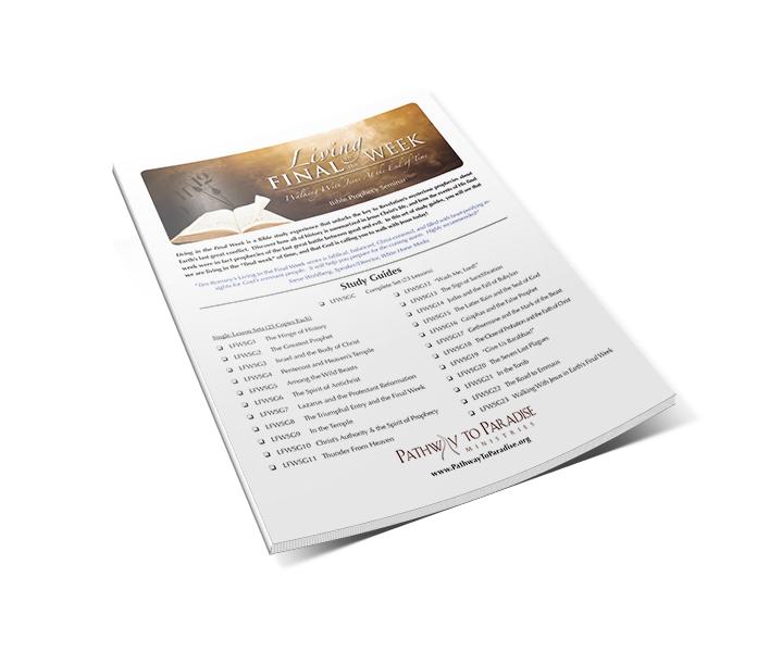 Living in the Final Week STUDY GUIDES - Complete Set (ENGLISH)